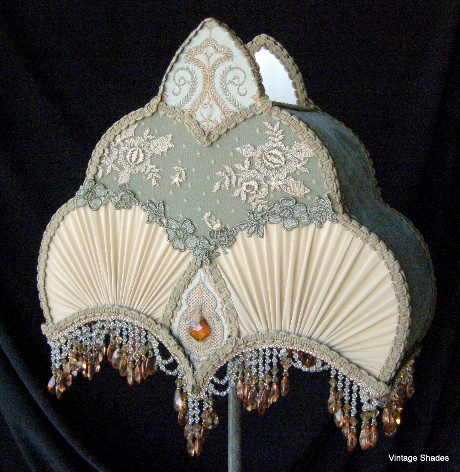 Victorian Lampshade for Floor Lamp 