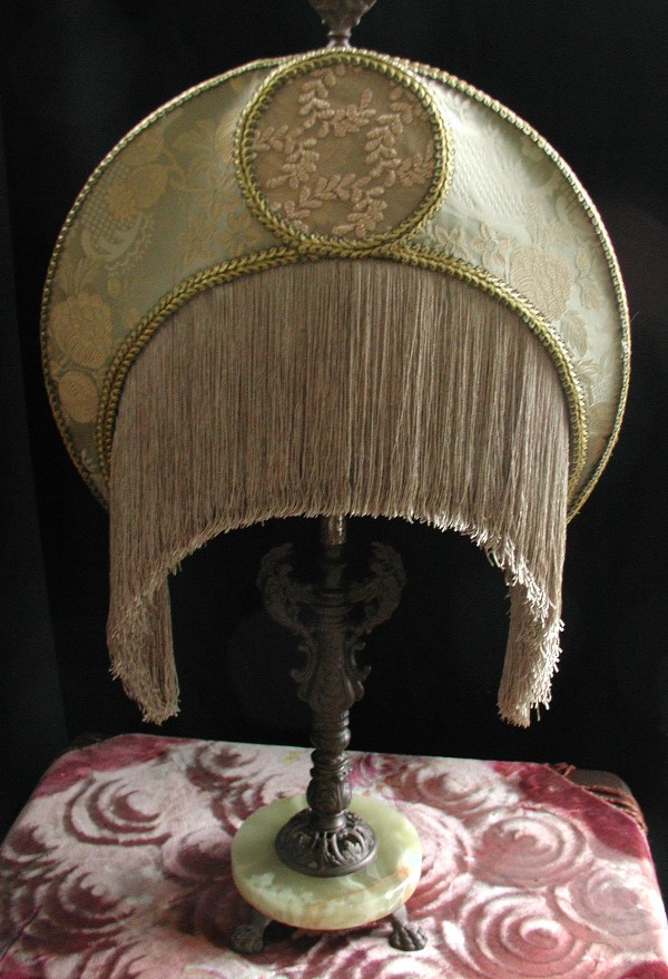 Crescent Fringed Lampshade Victorian Lamp Shade