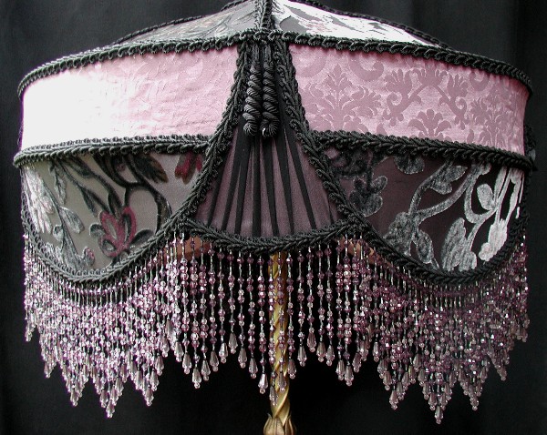 victorian silk lampshades